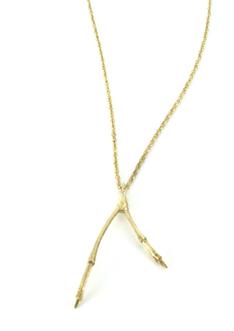 14k gold large double branch on 18