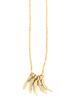 5 small 14k gold branches on 22