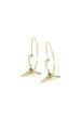 14k gold caudal vertebrae hoop earrings 1